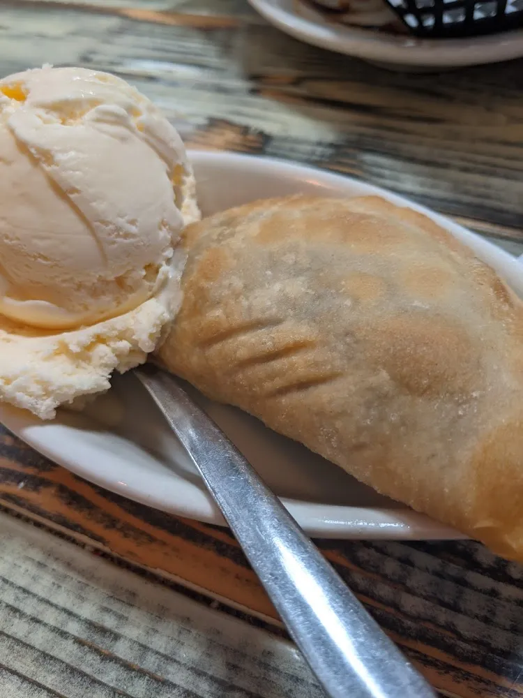 Fried Pie with Ice Cream