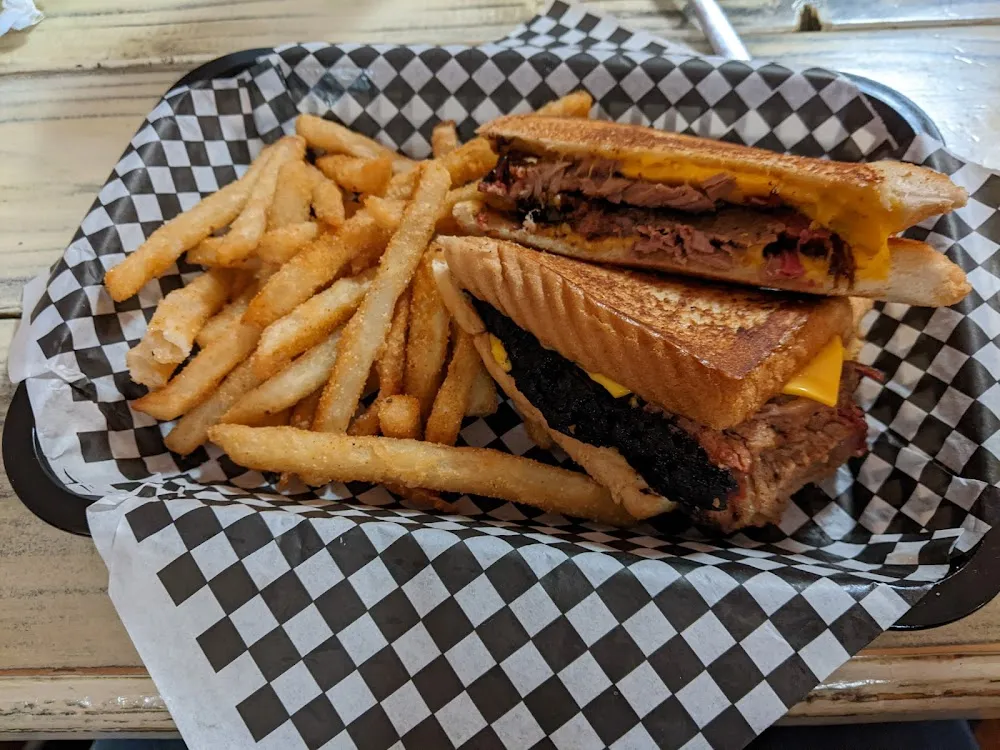 Grown Up Grilled Cheese and Fries